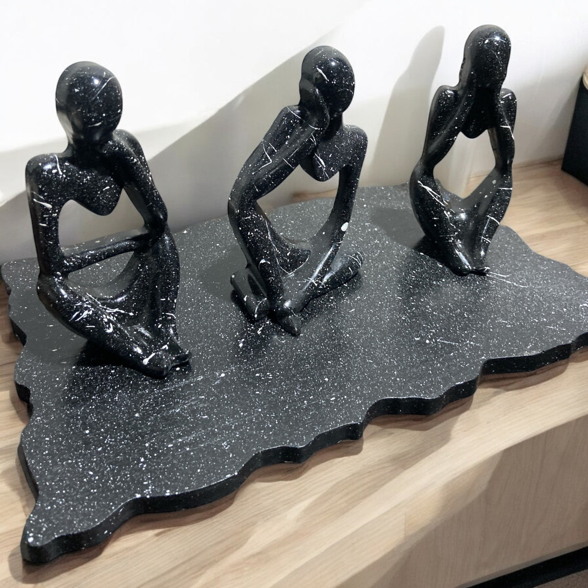 Mannequins Midnight Black Decor Tray | Center Piece