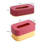 Modern Coloured Plastic Tissue Box | Table Napkin Dispenser