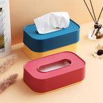 Modern Coloured Plastic Tissue Box | Table Napkin Dispenser