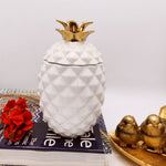 Ceramic Pineapple Airtight Candy Jar | Center Piece - HomeHatchpk