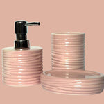 Squished Design Bath Set - 3pcs | Bathroom Accessories