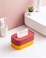 Modern Coloured Plastic Tissue Box | Table Napkin Dispenser