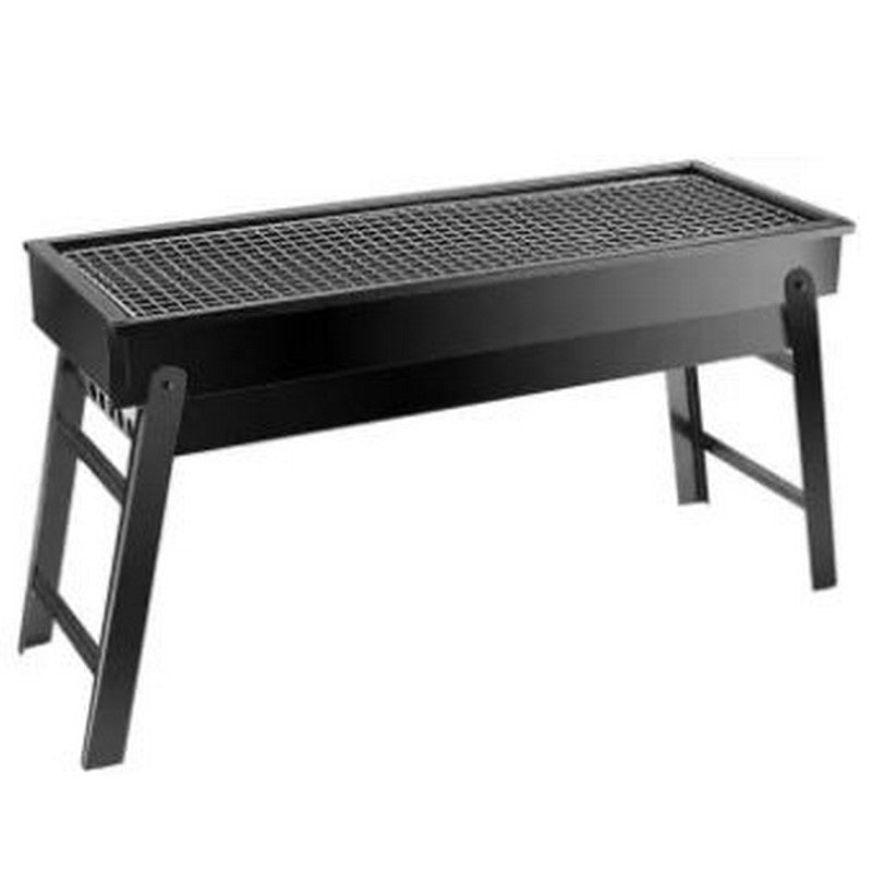 Portable & Fold-able BBQ Grill with Slide in Coal Tray