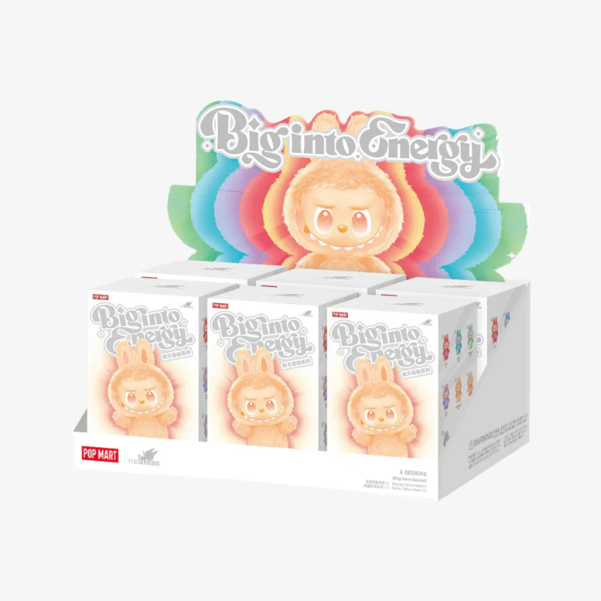 Labubu Collectibles Plush Doll KeyChain - Big into Energy