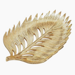 Golden Palm Leaf Tray | Home Décor