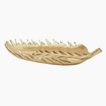 Golden Palm Leaf Tray | Home Décor