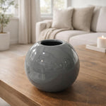 modern ceramic round plant pot minimalist indoor planter home décor – Pakistan