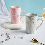 Mr & Mrs Mug| Marble Pattern Mug