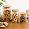 Pebble Airtight Glass Storage Jars with Bamboo Lid | Premium Kitchen Storage Container Set