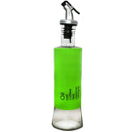 Steel & Glass Oil Seasoning Bottle 300ml | Kitchen Accessories