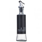 Steel & Glass Oil Seasoning Bottle 300ml | Kitchen Accessories