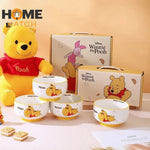 Disney Mickey & Friends Cereal Bowl Set – 4 Piece – Pooh Bear Design
