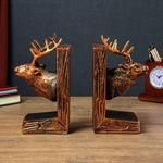 Reindeer Head Bookends | Home Décor - HomeHatchpk