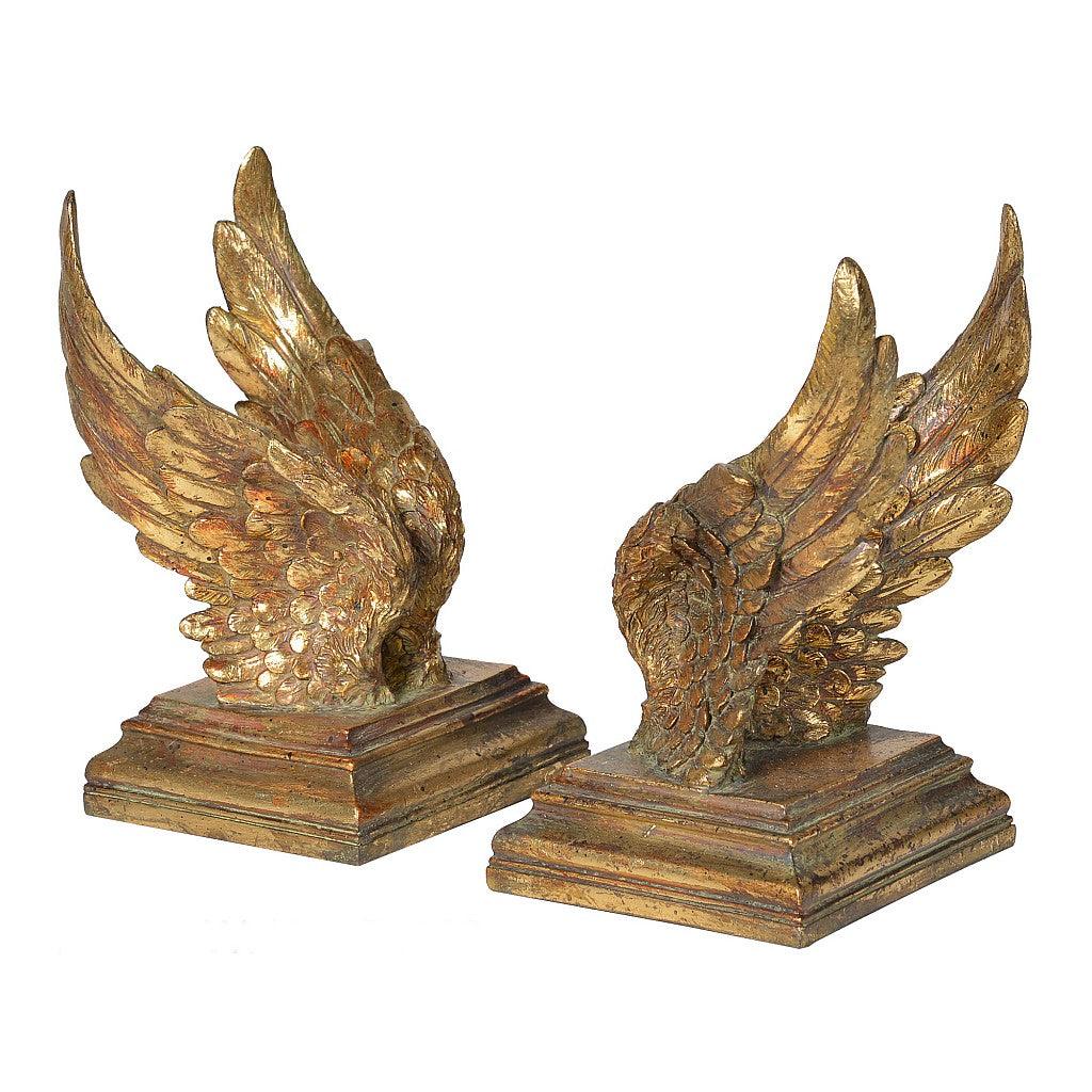 Golden Wing Bookends | Home Décor - HomeHatchpk