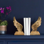 Golden Wing Bookends | Home Décor - HomeHatchpk