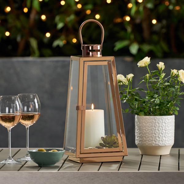 3pcs - Modern Stainless Candle Lantern | Home Décor - HomeHatchpk