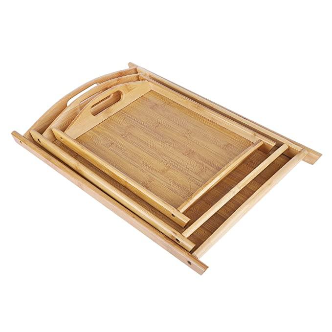 Bamboo Wood Serving Trays - HomeHatchpk