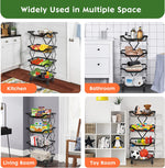 Foldable Multi Tier Storage Trolley