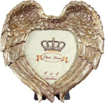  Golden Heart Angel Wing Picture Frame
