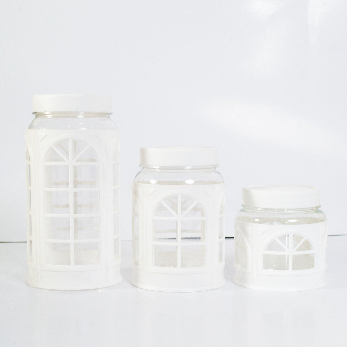 Window Pattern Storage Jars - HomeHatchpk