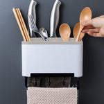 Wall Mounted Cutlery Storage Box | Kitchen Accessories - HomeHatchpk