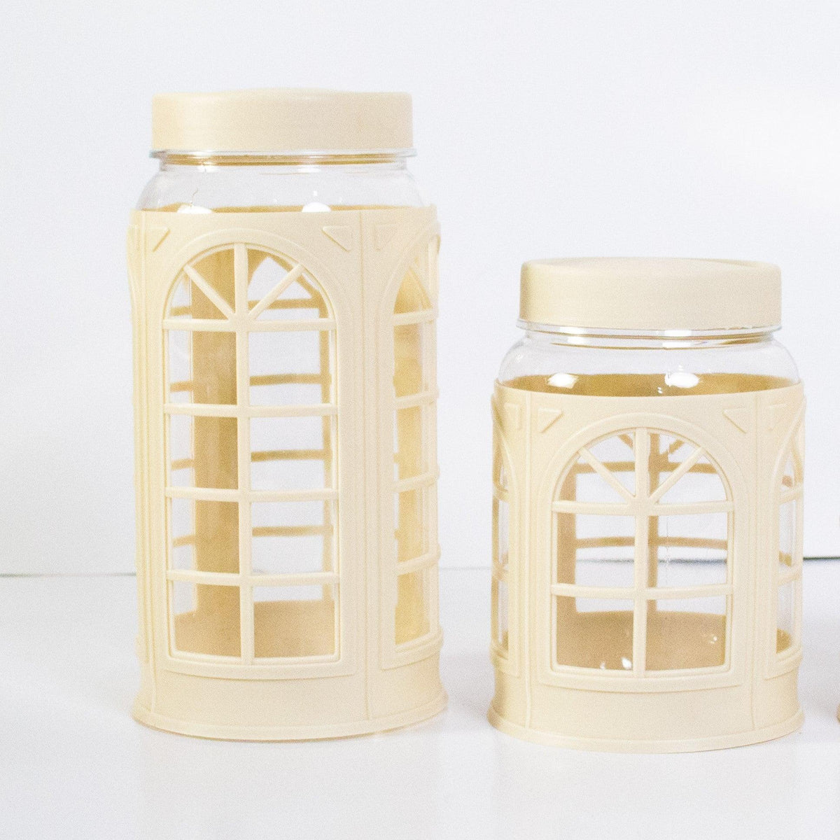 Window Pattern Storage Jars - HomeHatchpk