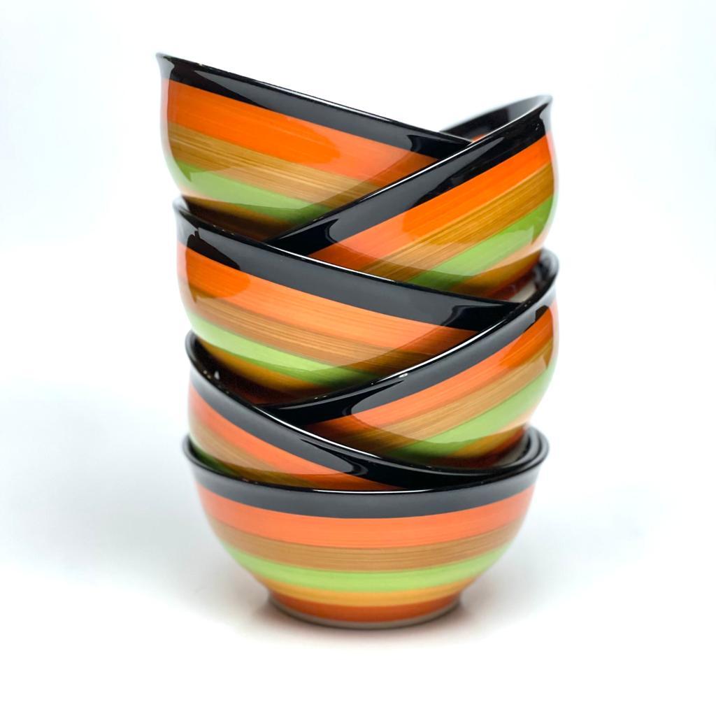 Multi Colour All Purpose Porcelain Bowls | Soup Bowl - HomeHatchpk