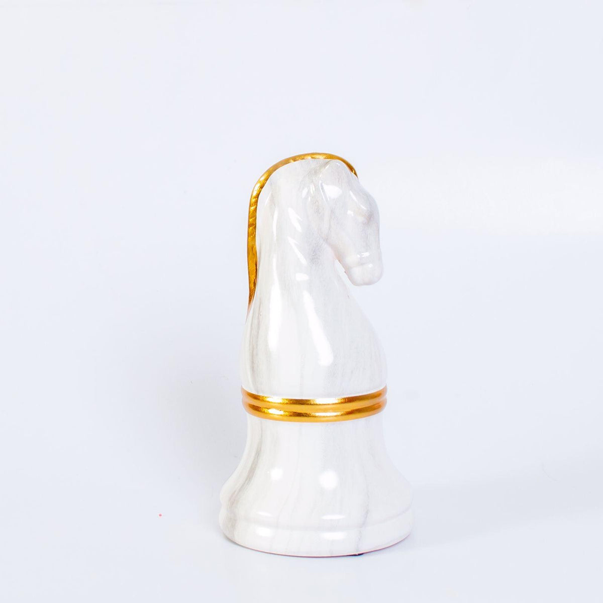 White Marble Pattern Chess Pieces | Home Décor - HomeHatchpk