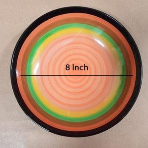 Multi Colour All Purpose Porcelain Plates - HomeHatchpk