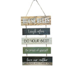 House Rules Wall Hanging | Wall Décor | Home Décor - HomeHatchpk