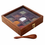 Sheesham Wooden Spice Box | Masala Box