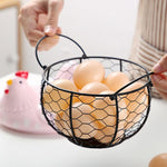 Egg Storage Basket With Ceramic Lid | Hen Basket - HomeHatchpk