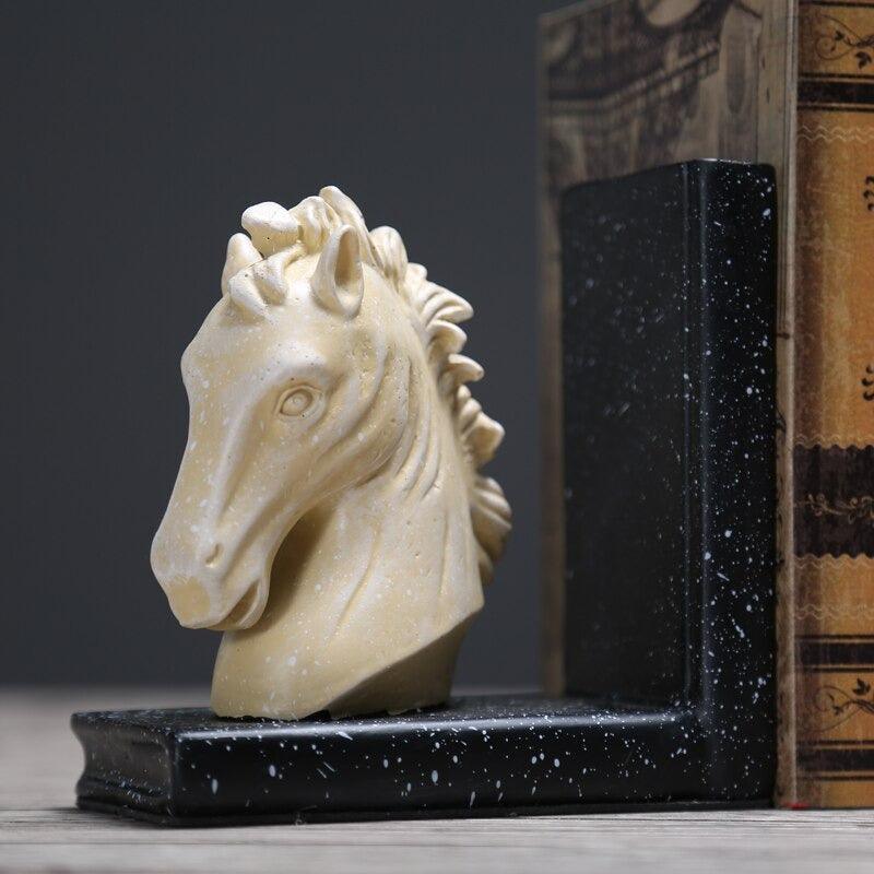 White Horse Head Bookends | Home Décor - HomeHatchpk