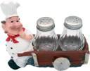 French Chef Salt And Pepper Shaker Set | Kitchen Accessories - HomeHatchpk