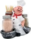 French Chef Salt And Pepper Shaker Set | Kitchen Accessories - HomeHatchpk