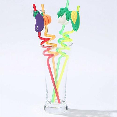 Funky Spiral Drinking Straws | Sipper | Kitchen Accessories - HomeHatchpk