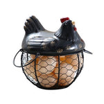 Egg Storage Basket With Ceramic Lid | Hen Basket - HomeHatchpk