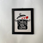 "Cooking With Love" Wall Art | Wall Décor - HomeHatchpk
