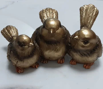 Gold Miniature Sparrow Ornament | Figurine - HomeHatchpk