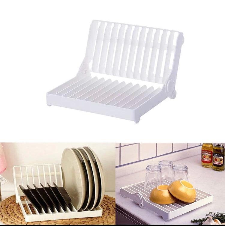 Smart Design Foldable Dish Drainer Rack | Kitchen Accessories - HomeHatchpk