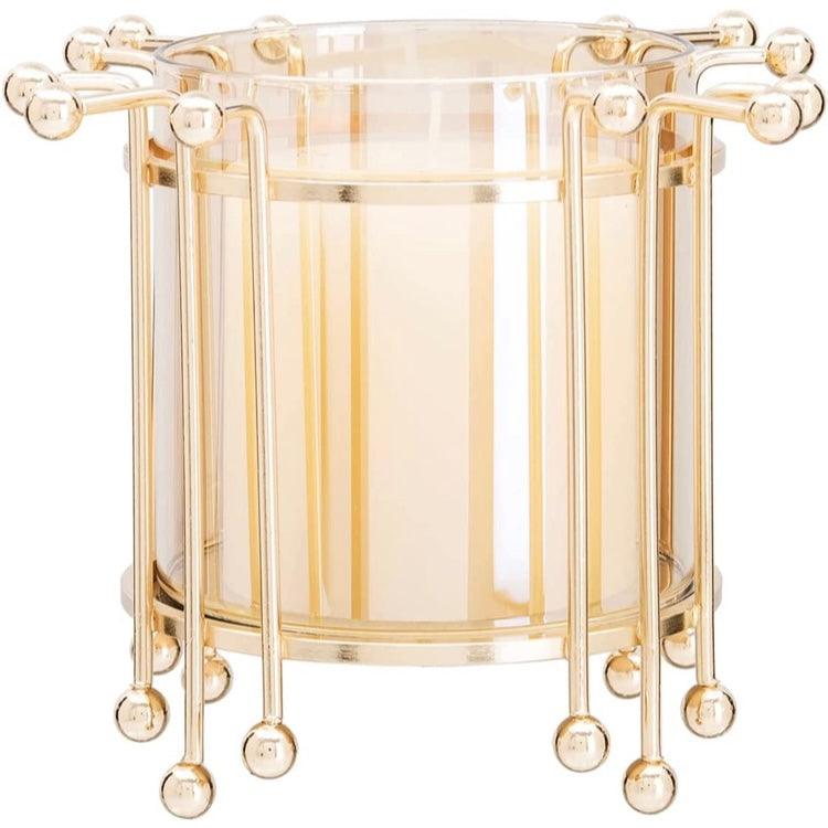 Hurricane Gold Candle Holder/Stand | Home Décor - HomeHatchpk